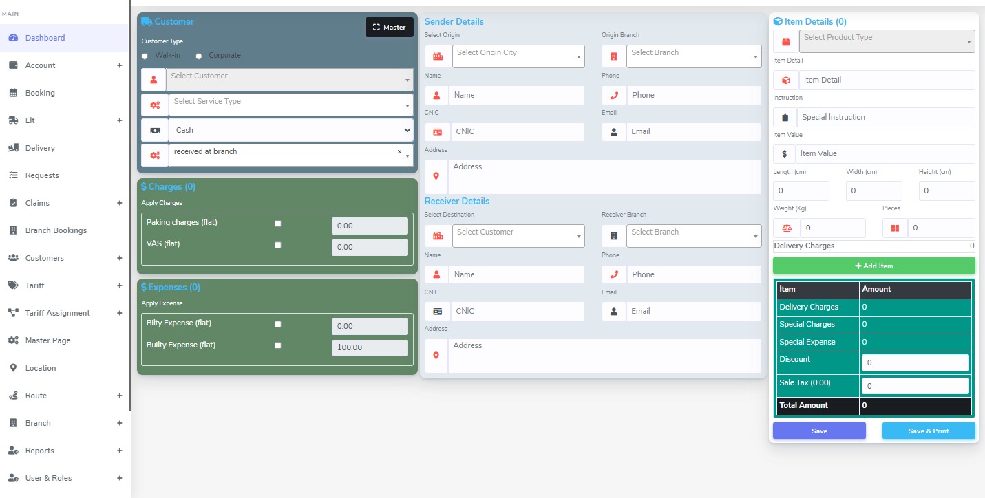 Cargo Management System